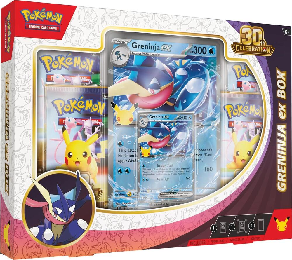 [PRE-ORDER] Pokemon TCG: 30th Celebration Greninja ex Box