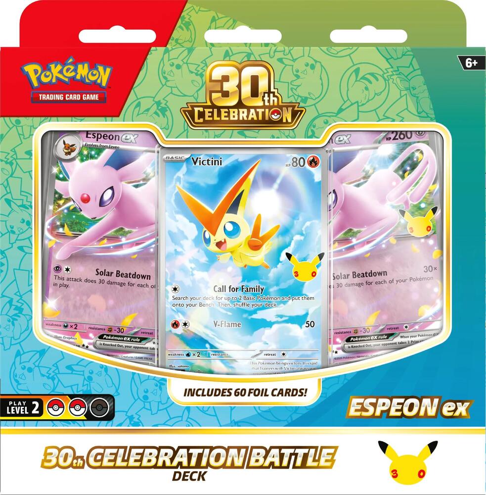 [PRE-ORDER] Pokemon TCG: 30th Celebration Battle Deck [Espeon ex]