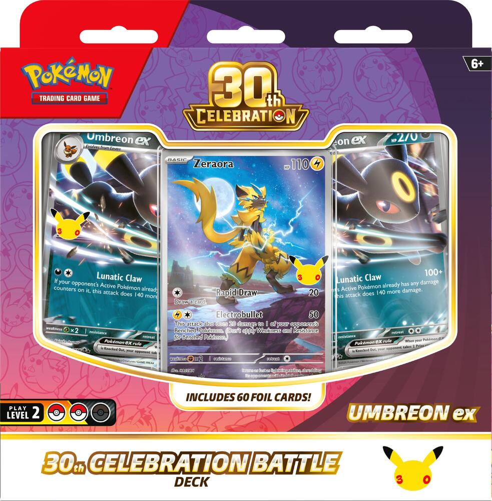 [PRE-ORDER] Pokemon TCG: 30th Celebration Battle Deck [Umbreon ex]