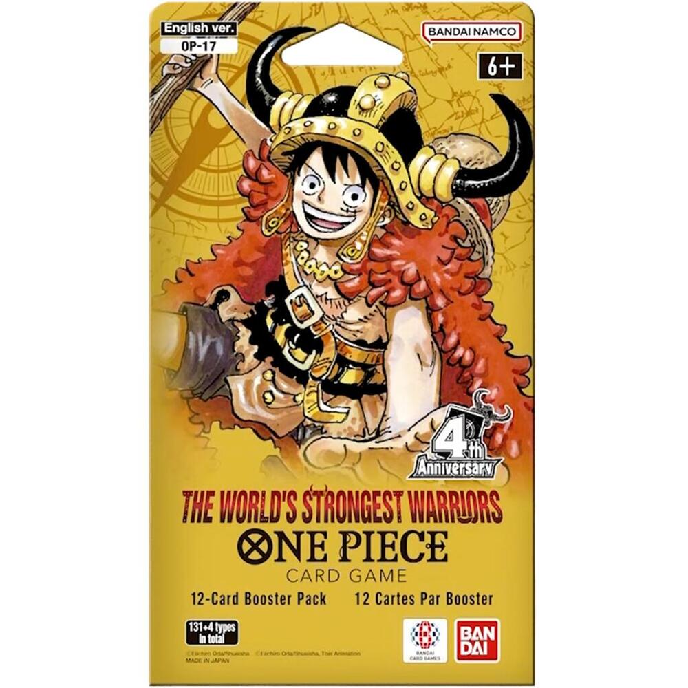 One Piece TCG: The World's Strongest Warriors Sleeved Booster Pack - The World's Strongest Warriors (OP17)