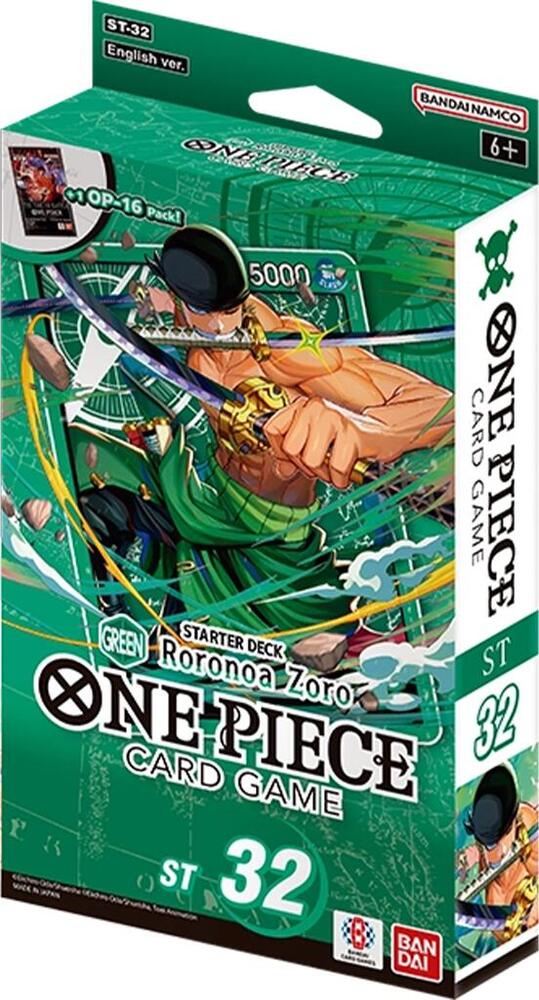 Starter Deck 32: GREEN Roronoa Zoro - ST-32: Starter Deck 32 GREEN Roronoa Zoro (ST-32)