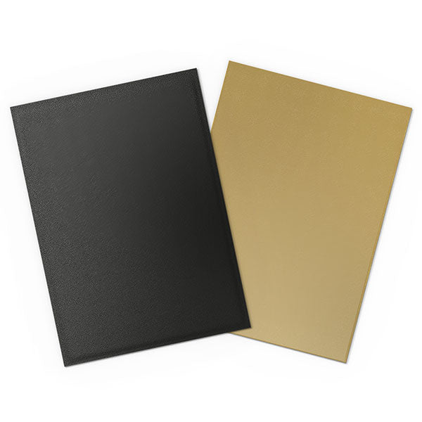 Dragon Shield Sleeves: Standard Matte DUAL- Black & Gold (100 ct.)
