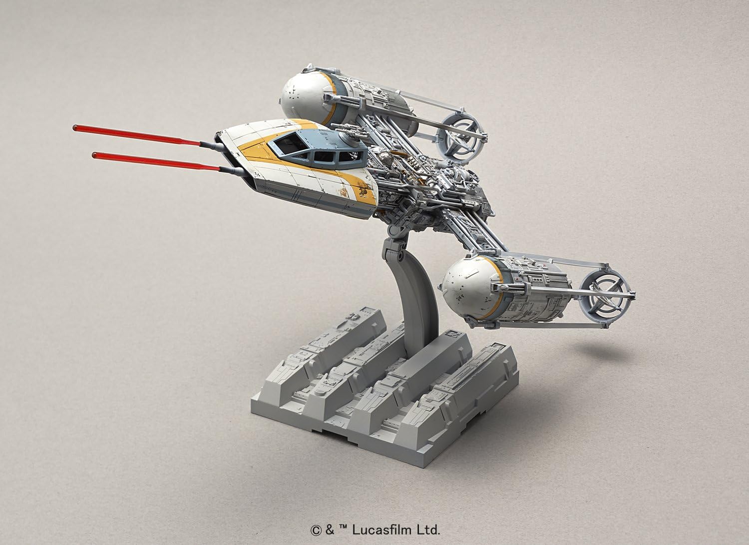 Star Wars Model Kit: 1/72 Plastic Model- Y-Wing Starfighter
