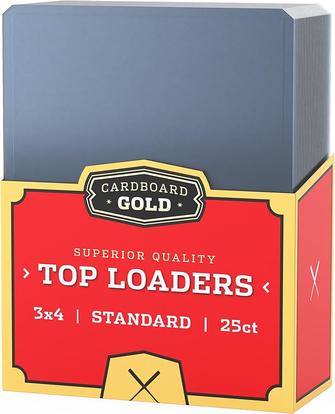 Cardboard Gold: Top Loaders 3x4 Standard 25ct