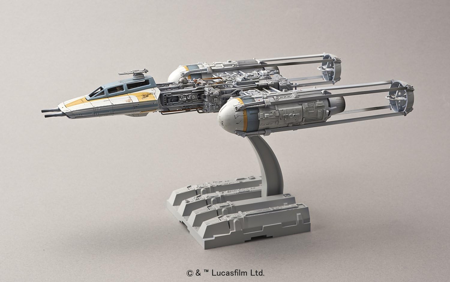Star Wars Model Kit: 1/72 Plastic Model- Y-Wing Starfighter