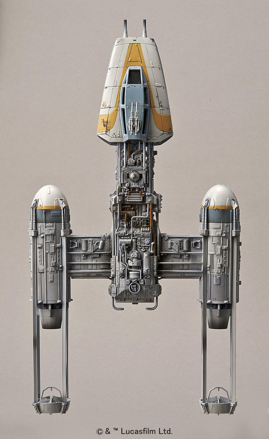 Star Wars Model Kit: 1/72 Plastic Model- Y-Wing Starfighter