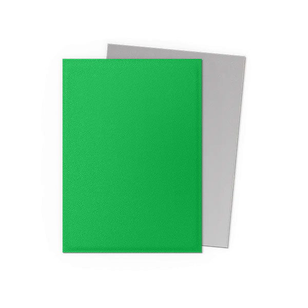 Dragon Shield Sleeves: Standard DUAL MATTE - Apple Green & Silver (100ct)
