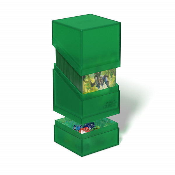 Ultimate Guard Deck Case: Boulder'n'Tray 100+ Standard Size- Emerald