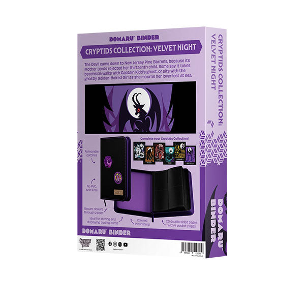 Binder: 4-Pocket DOMARU Cryptids Collection- Velvet Night