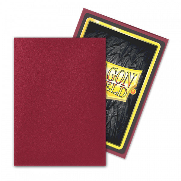 Dragon Shield Sleeves: Standard MATTE - Blood Red (100ct)