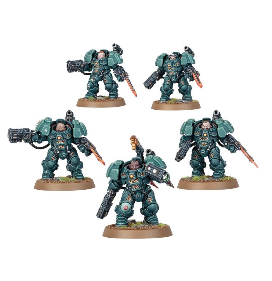 Warhammer 40k, Leagues of Votann: Einhyr Hearthguard 5 Citadel Miniatures/Figurines