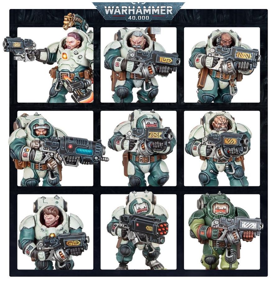 Warhammer 40k, Leagues of Votann: Hearthkyn Warriors 10 Citadel Miniatures/Figurines