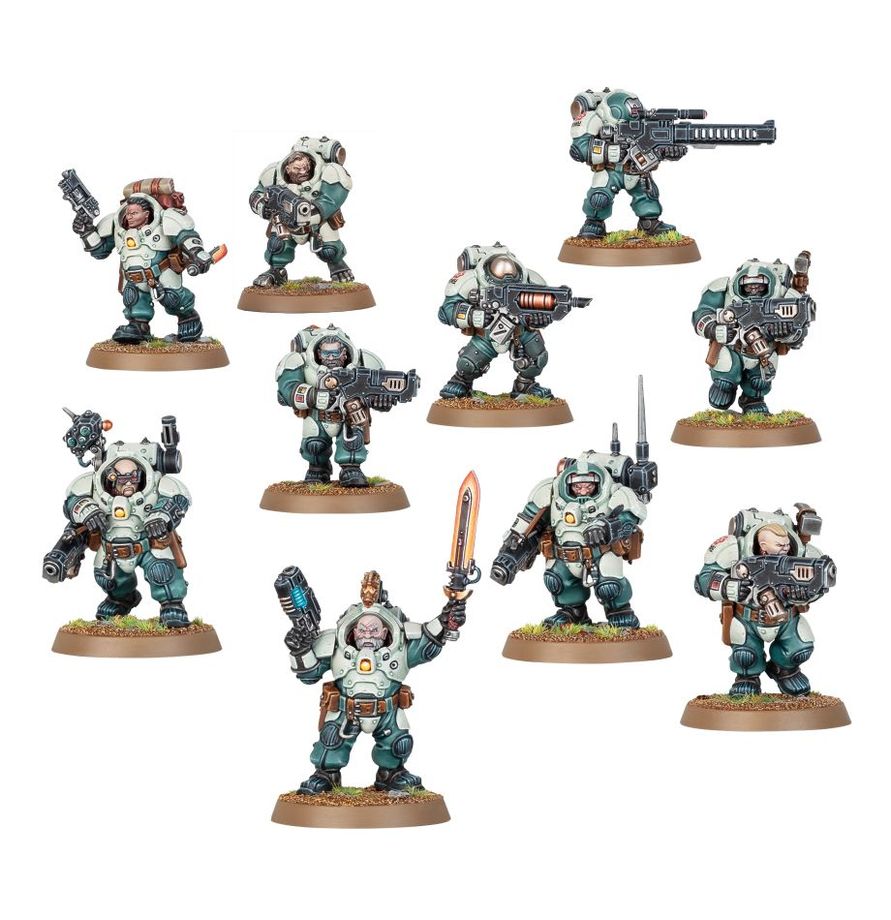 Warhammer 40k, Leagues of Votann: Hearthkyn Warriors 10 Citadel Miniatures/Figurines