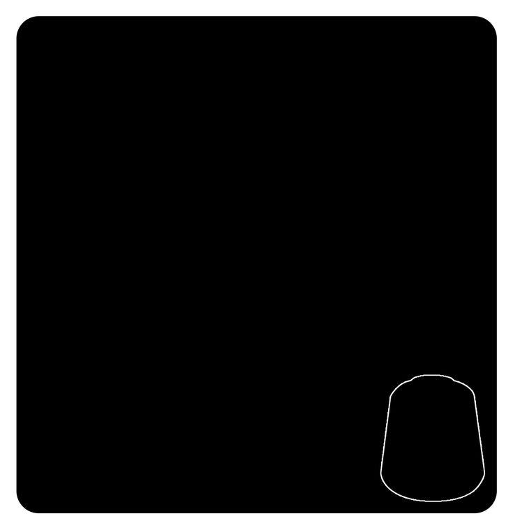 Citadel COLOUR: BASE: ABADDON BLACK (12ML)