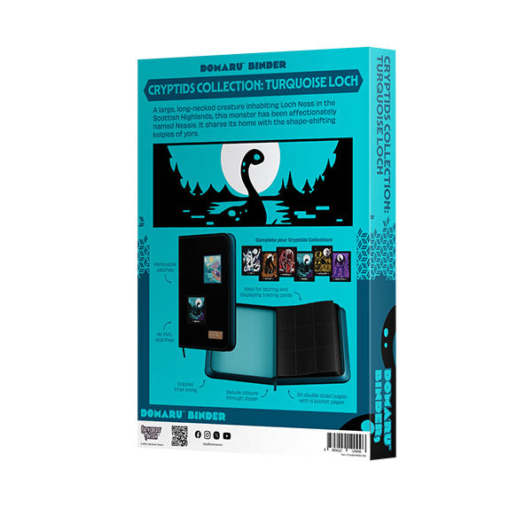 Binder: 9-Pocket DOMARU Cryptids Collection- Turquoise Loch