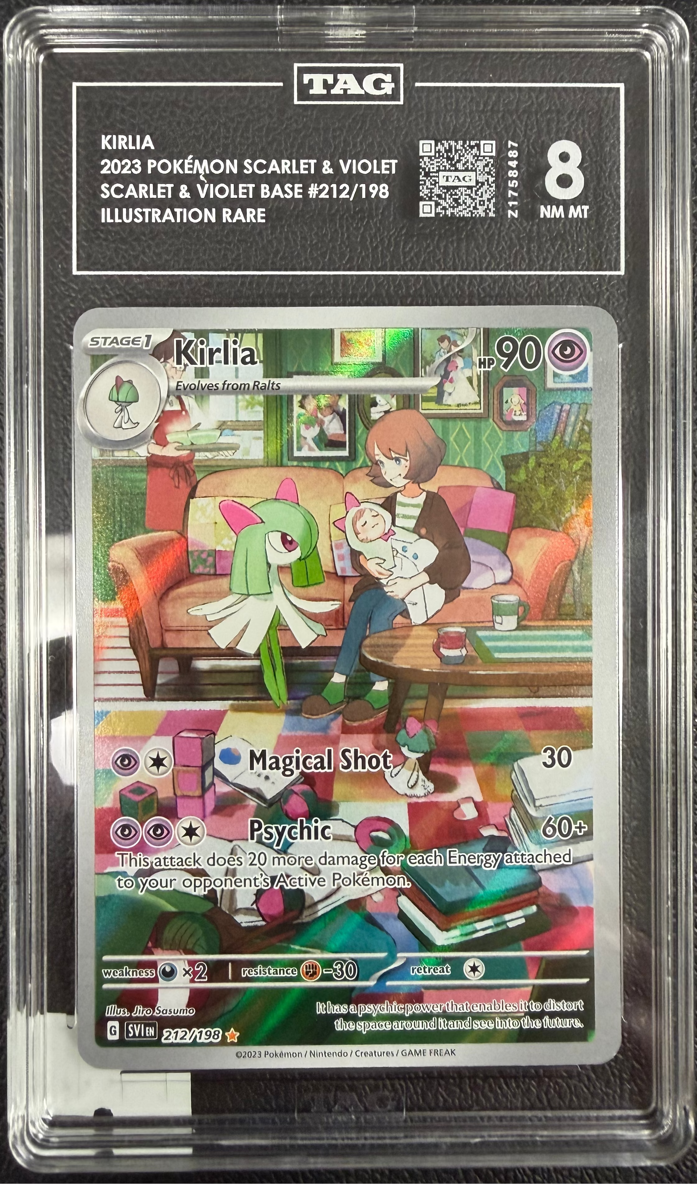 2023 POKEMON SCARLET & VIOLET EN 212/198 - KIRLIA - TAG 8