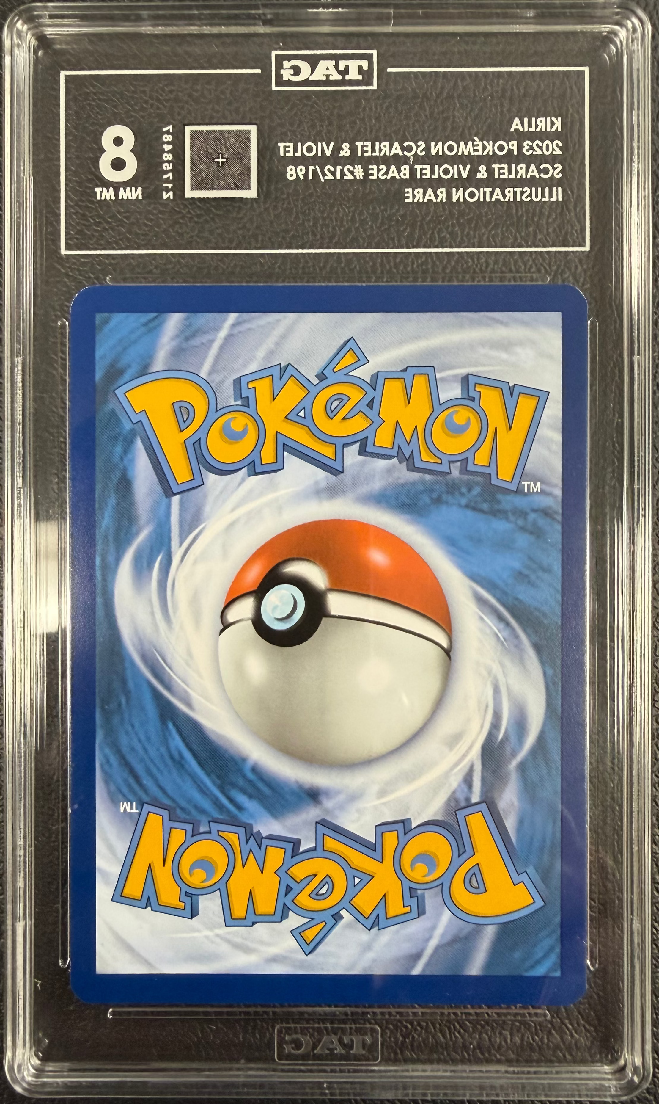 2023 POKEMON SCARLET & VIOLET EN 212/198 - KIRLIA - TAG 8