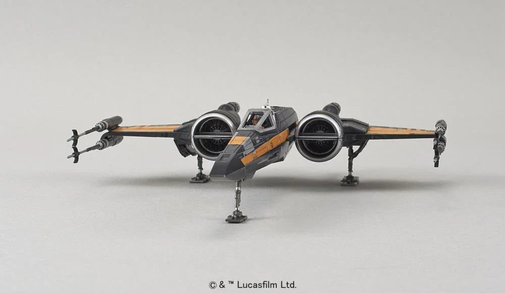 Star Wars Model Kit: 1/72 Plastic Model - Poe's X-Wing Fighter
