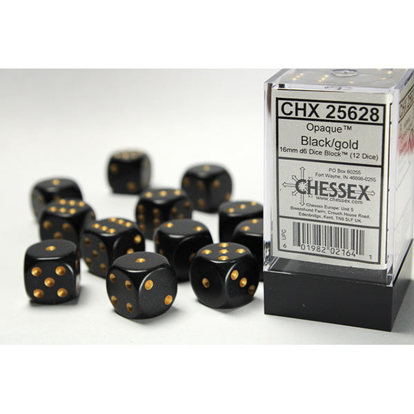 Chessex: 16mm 12d6 Translucent Opaque