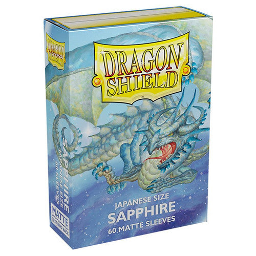Dragon Shield: Matte 60ct Japanese Sleeves - Sapphire