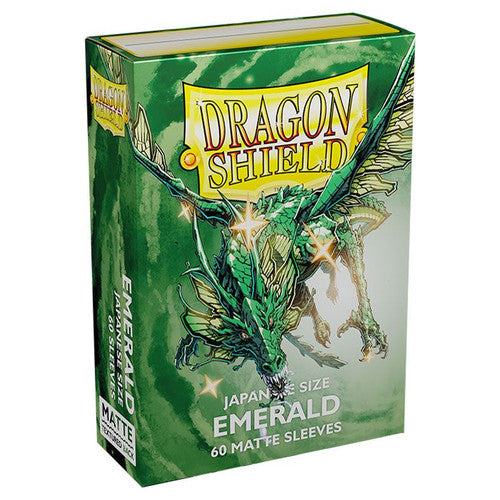 Dragon Shield: Matte 60ct Japanese Sleeves - Emerald