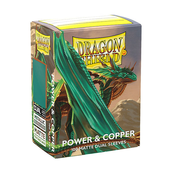 Dragon Shield Sleeves: Standard Matte DUAL- Power & Copper (100 ct.)