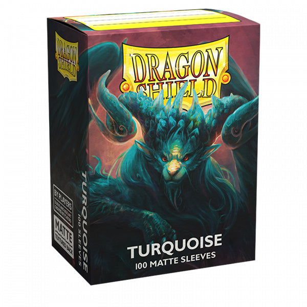 Dragon Shield Sleeves: Standard MATTE - Turquoise (100ct)