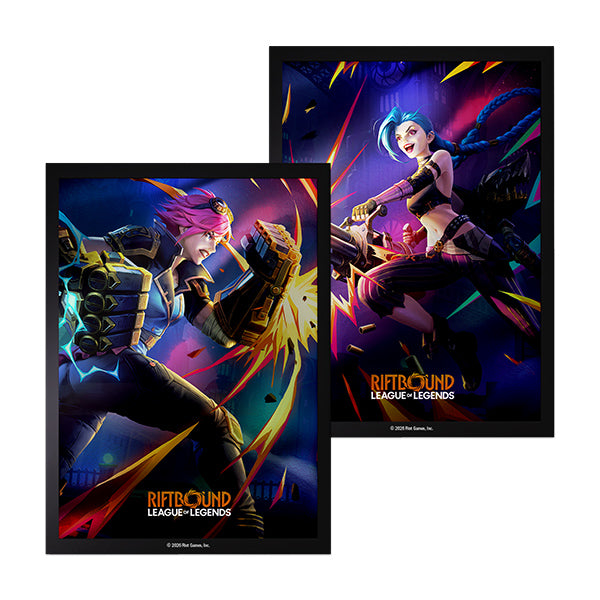 Card Sleeves: Riftbound- Vendetta- Vi vs Jinx (2x 50ct)