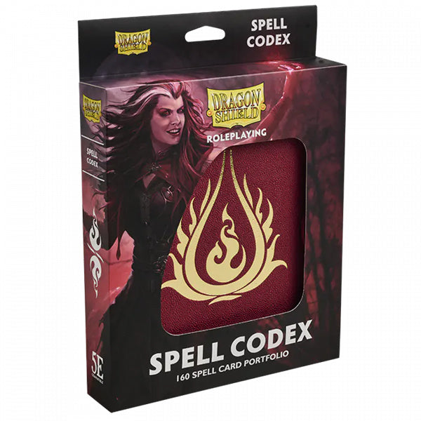 Dragon Shield Binder: Spell Codex Portfolio 160- Blood Red