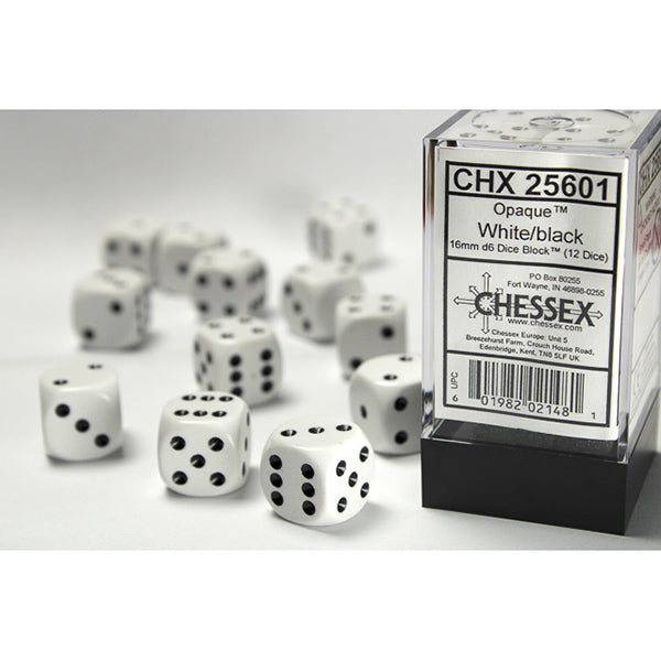 Chessex: 16mm 12d6 Translucent Opaque