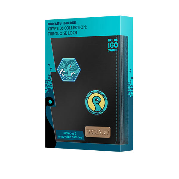 Binder: 4-Pocket DOMARU Cryptids Collection- Turquoise Loch