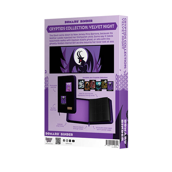 Binder: 9-Pocket DOMARU Cryptids Collection- Velvet Night