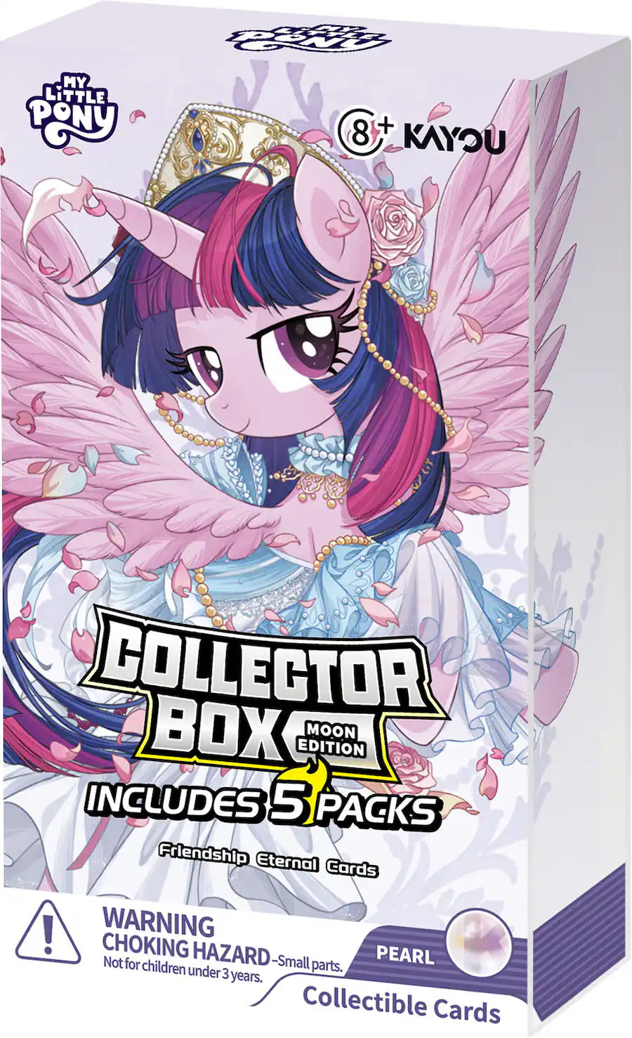 My Little Pony TCG: Friendship Eternal Cards, Moon Edition- Collector Box (5 packs)
