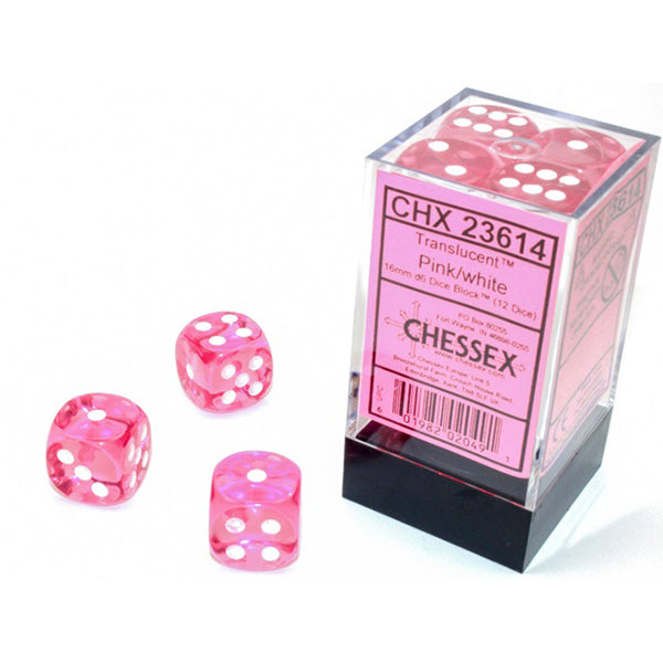 Chessex: 16mm 12d6 Translucent Dice