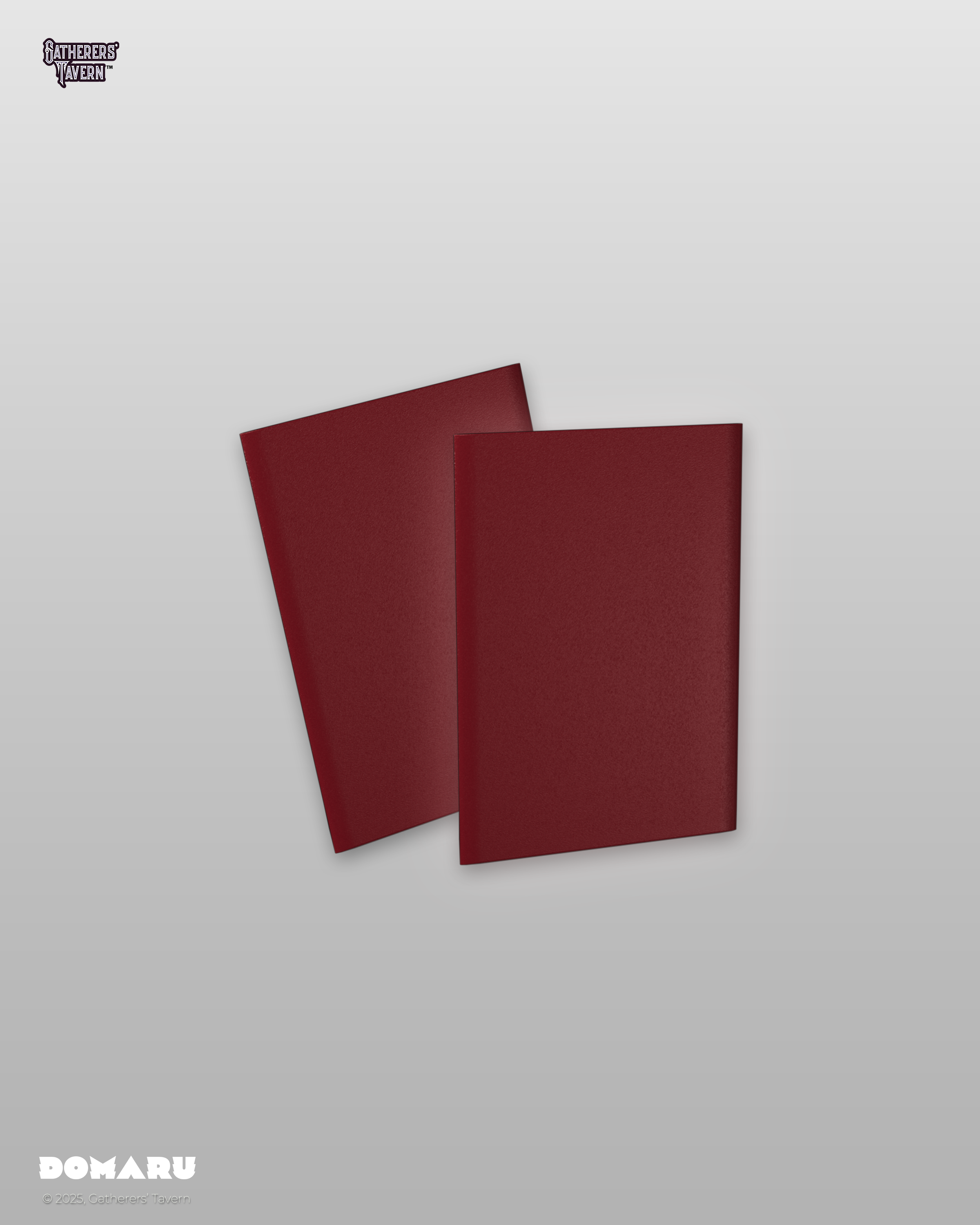 GATHERERS TAVERN DOMARU SLEEVES - IMPERIAL RED Standard Size (100ct)
