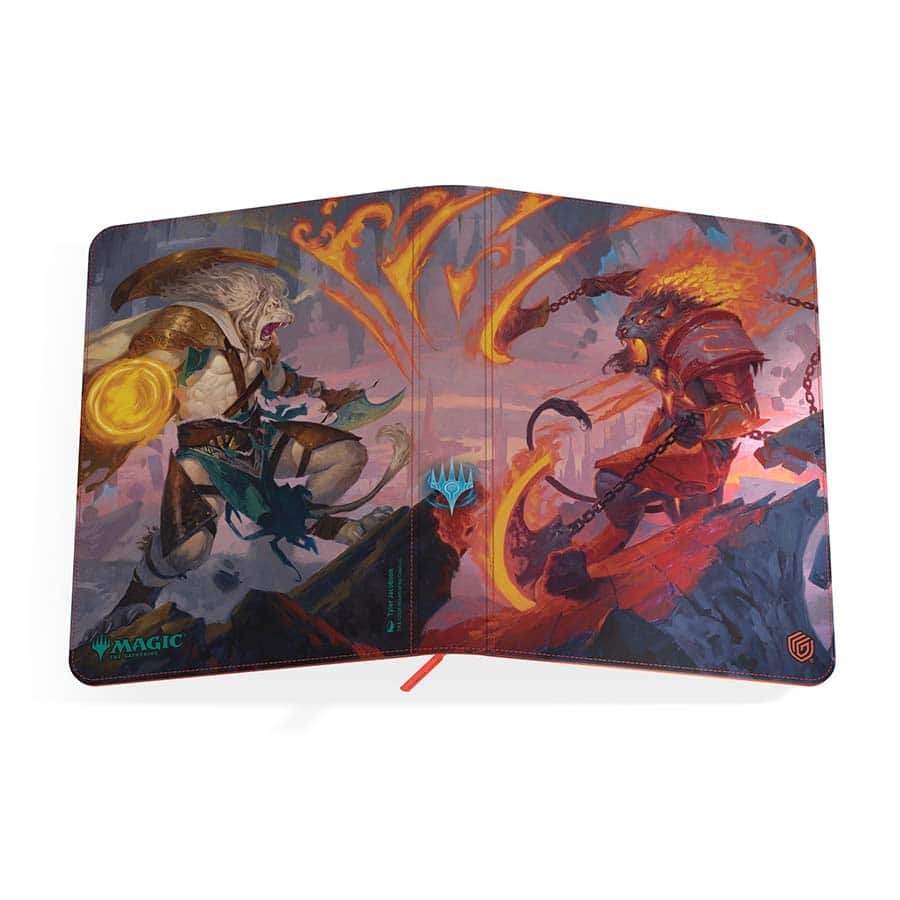 ULTIMATE GUARD: MAGIC THE GATHERING: REALITY FRACTURE (FRA): ZIPFOLIO 360 XENOSKIN (9-POCKET BINDER): AJANI RESOLUTE AND AJANI UNRELENTING