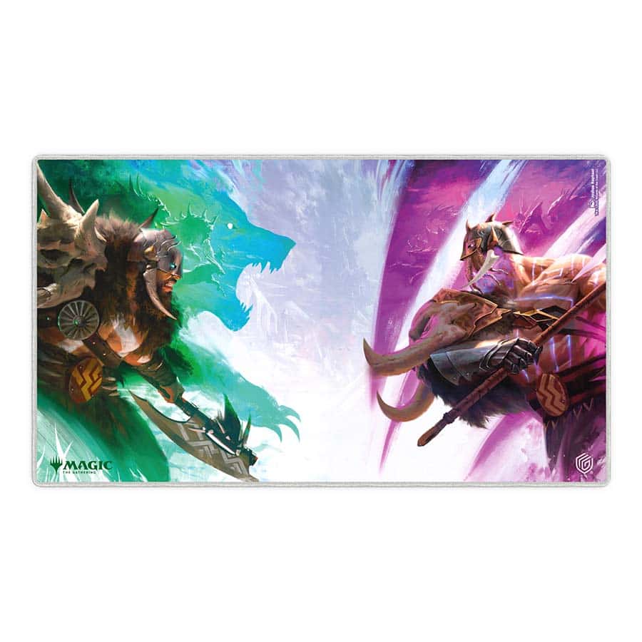 ULTIMATE GUARD: MAGIC THE GATHERING: REALITY FRACTURE (FRA): PLAYMAT: WAY OF THE WILDSPEAKER AND WAY OF THE DEATHBRINGER