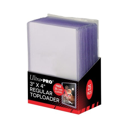 Ultra PRO: Regular Toploader's with Sleeves 25ct